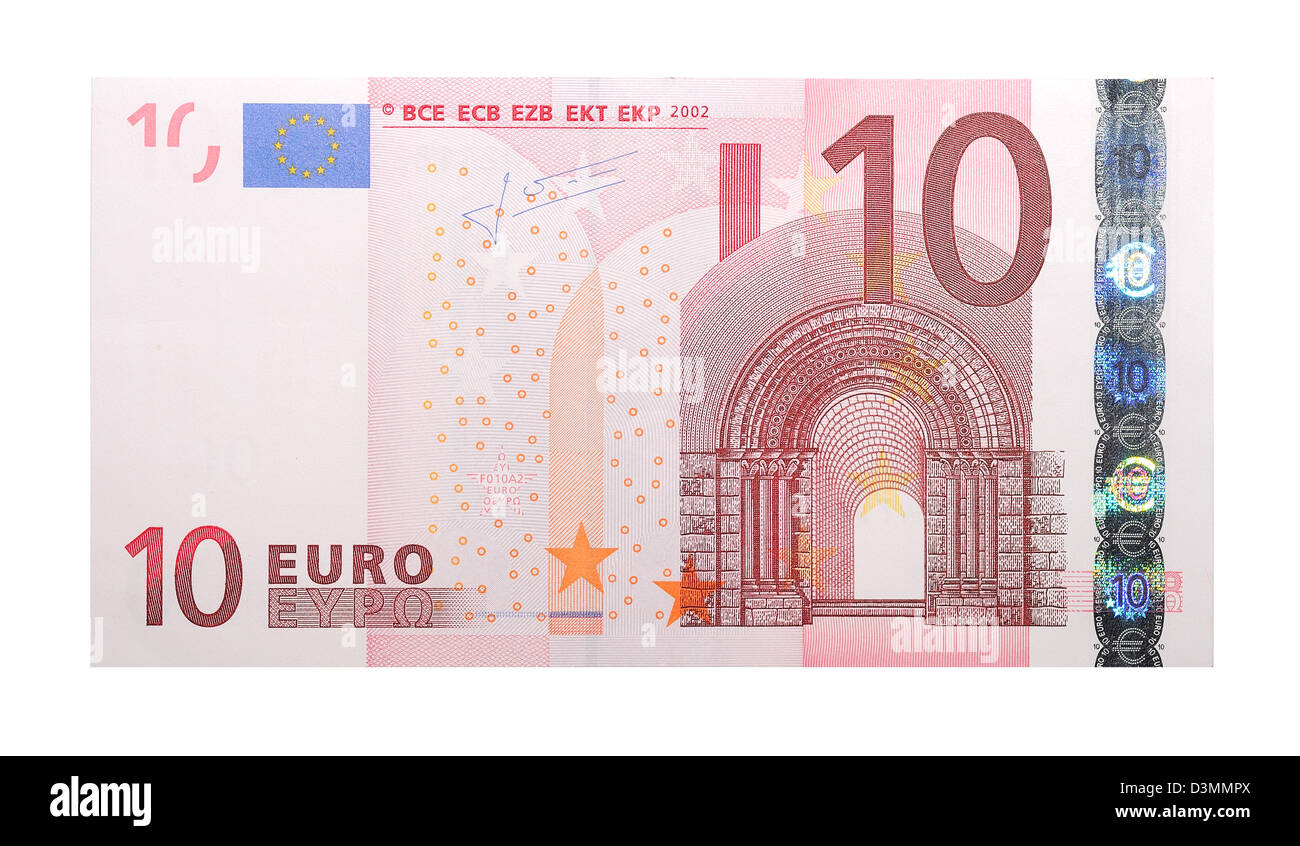 10 euro bill hi-res stock photography and images - Alamy
