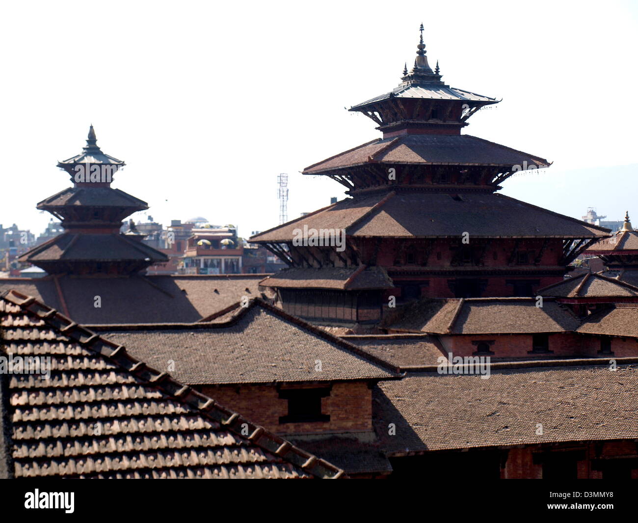 Patan's Durbar Square, near Kathmandu, Nepal. Stock Photo
