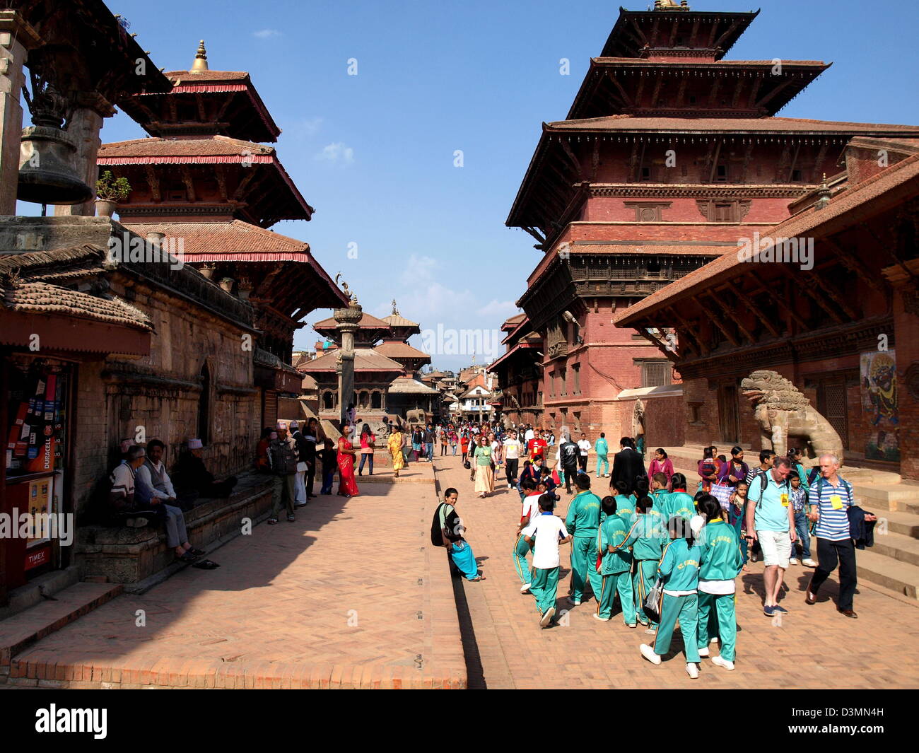 Patan's Durbar Square, near Kathmandu, Nepal. Stock Photo