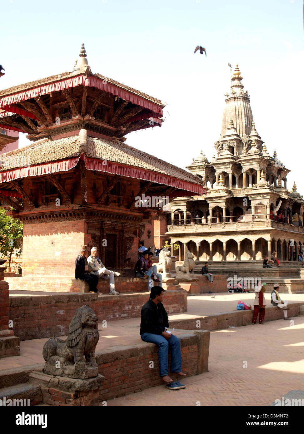 Patan's Durbar Square, near Kathmandu, Nepal. Stock Photo