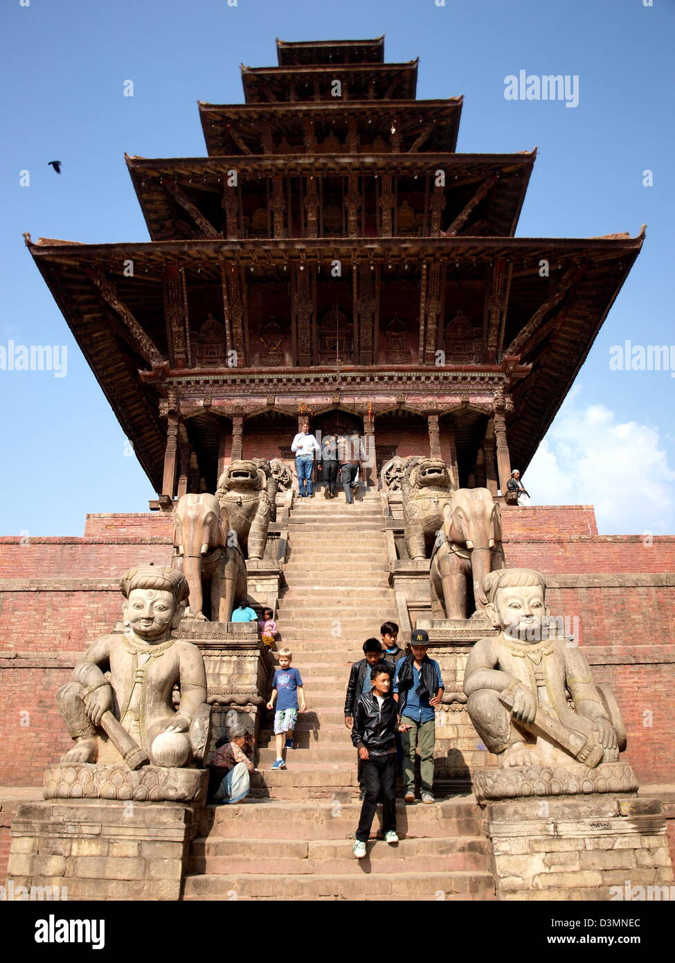 Patan's Durbar Square, near Kathmandu, Nepal. Stock Photo