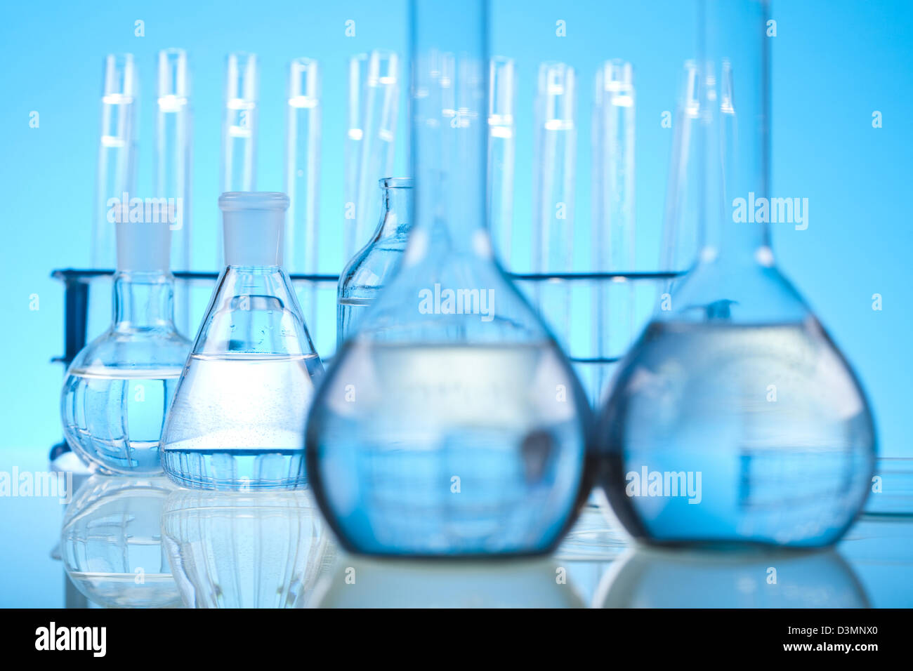 Chemical laboratory glassware equipment Stock Photo Alamy