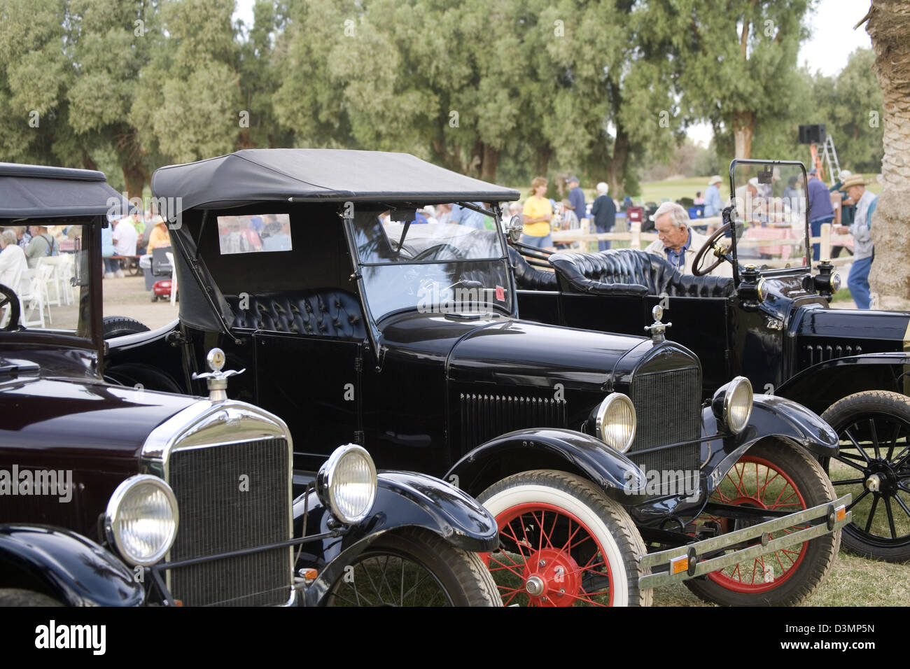 The Model T Ford Club, Death Valley 49er Encampment, Death Valley National Park, CA, USA Stock Photo