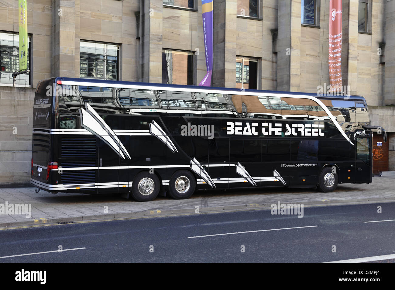 A Beat The Street tour bus, UK Stock Photo