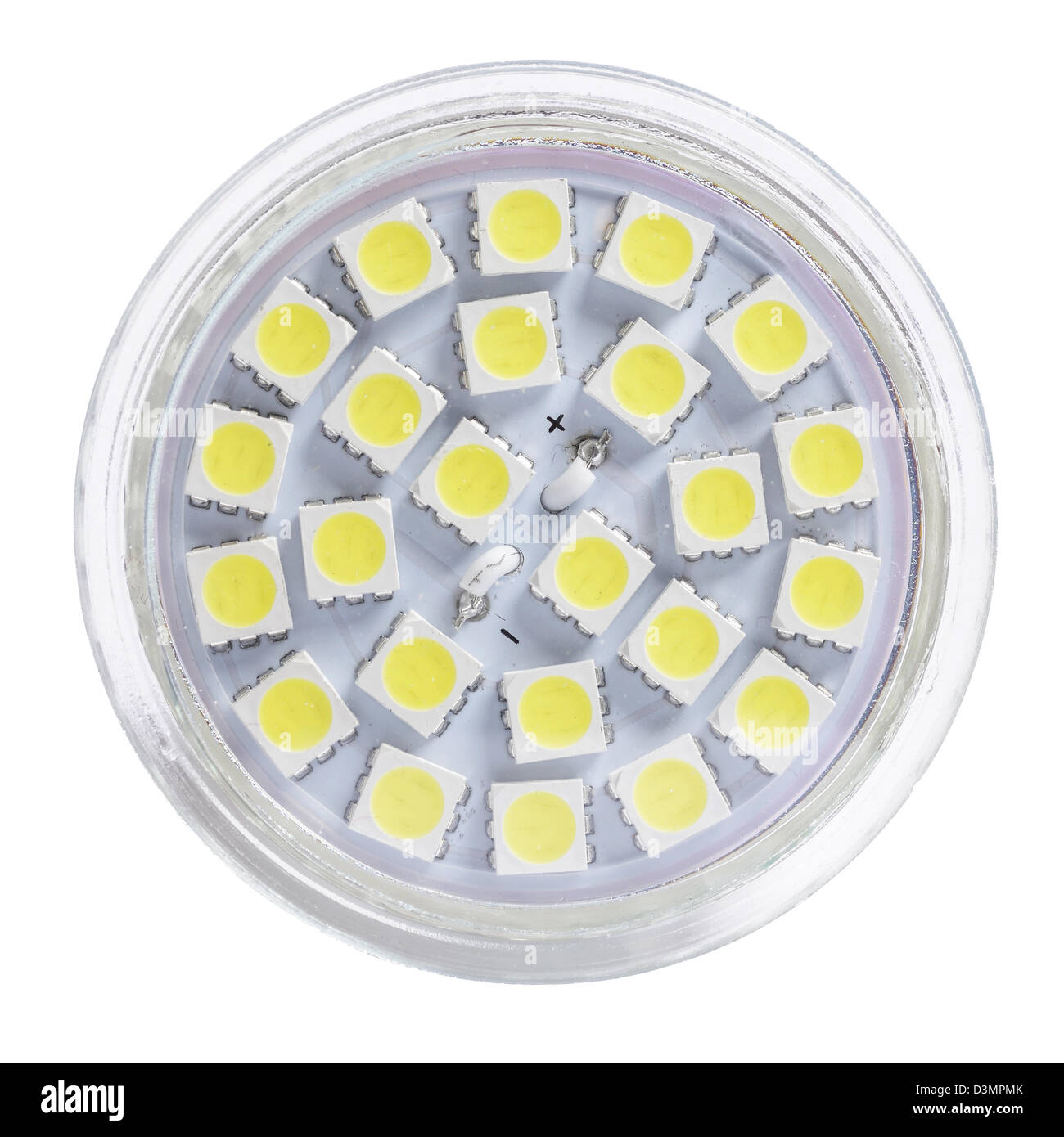 Low energy LED spotlight bulb Stock Photo