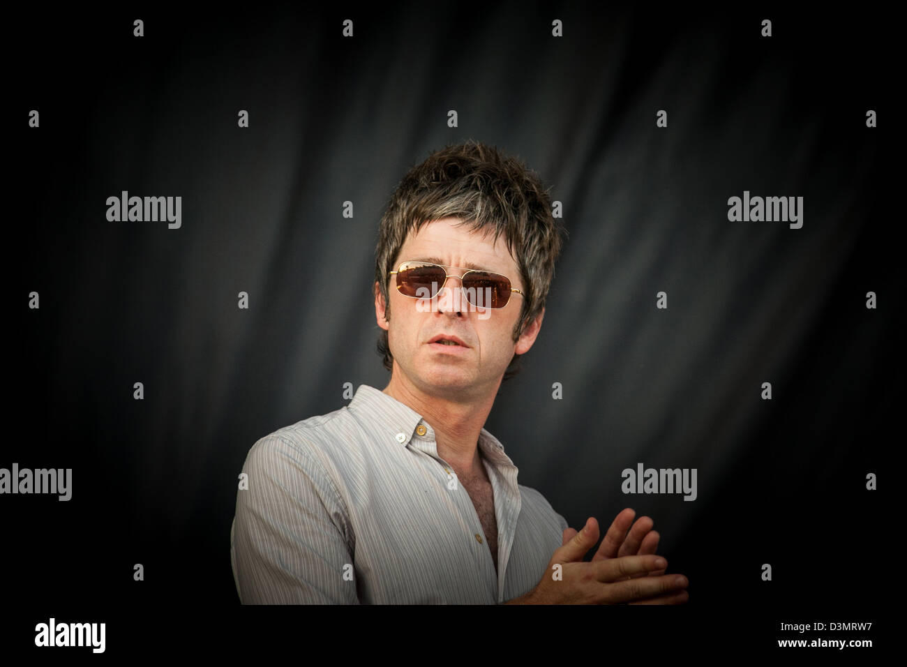 After Oasis, Noel Gallagher's High Flying Birds Concert at V festival, Chelmsford Essex UK Stock Photo