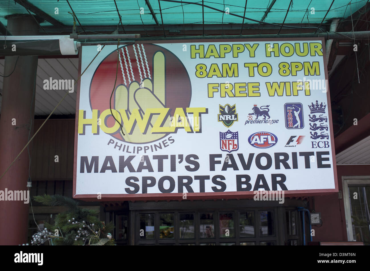 Sports Bar Makati Stock Photo