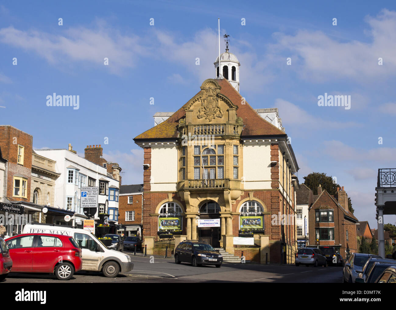 Marlborough is a small market town in the wiltshire countryside, England UK. Stock Photo