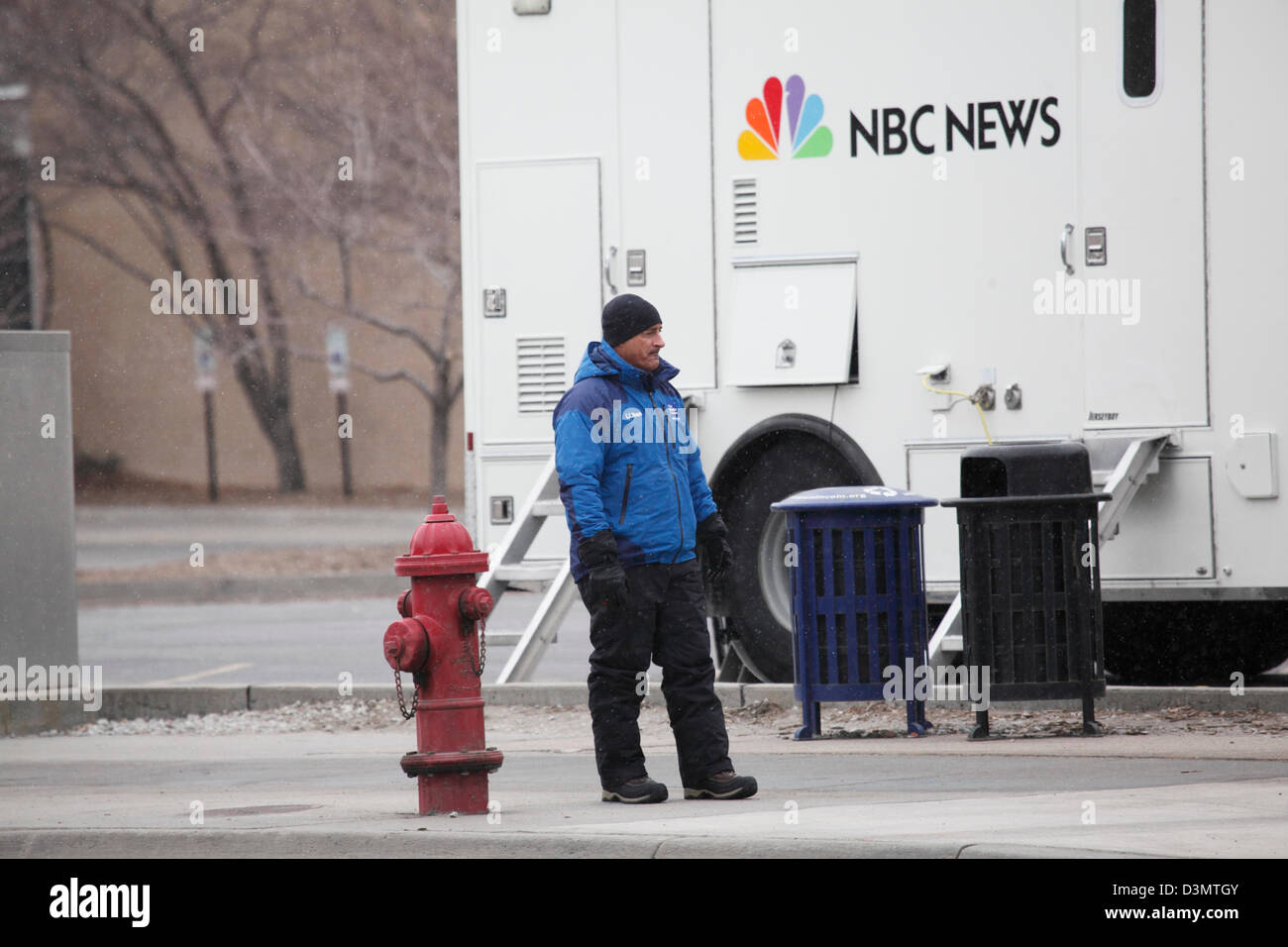 Lincoln, Nebraska, USA. 21st February 2013. NBC's The Weather Channel's
