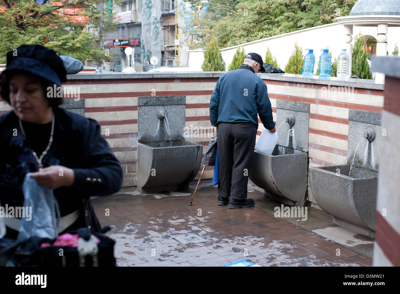 Sofia, Bulgaria, a drinking water collection Stock Photo Alamy