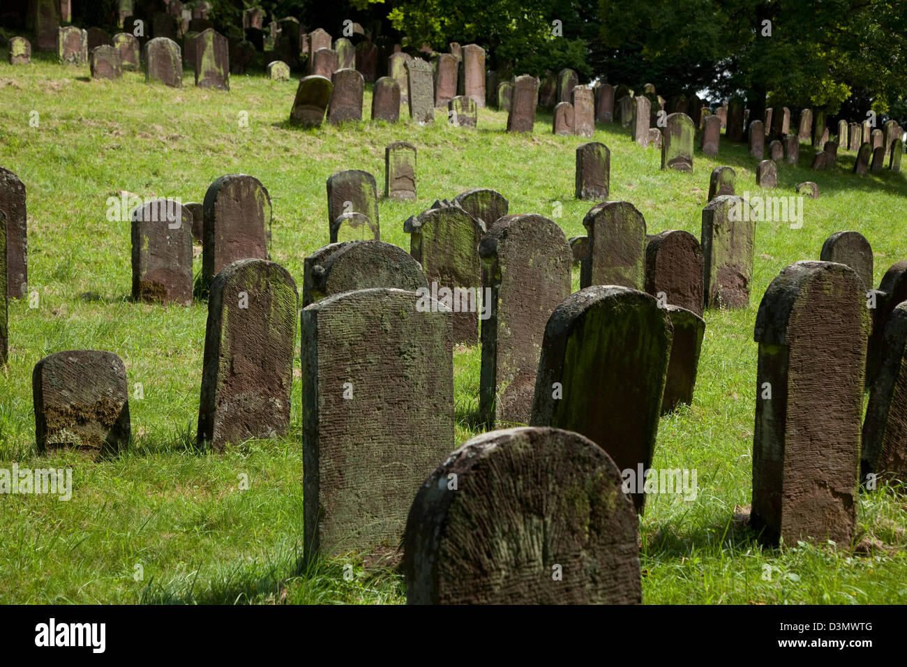 Lahr, Germany, the Jewish cemetery Stock Photo
