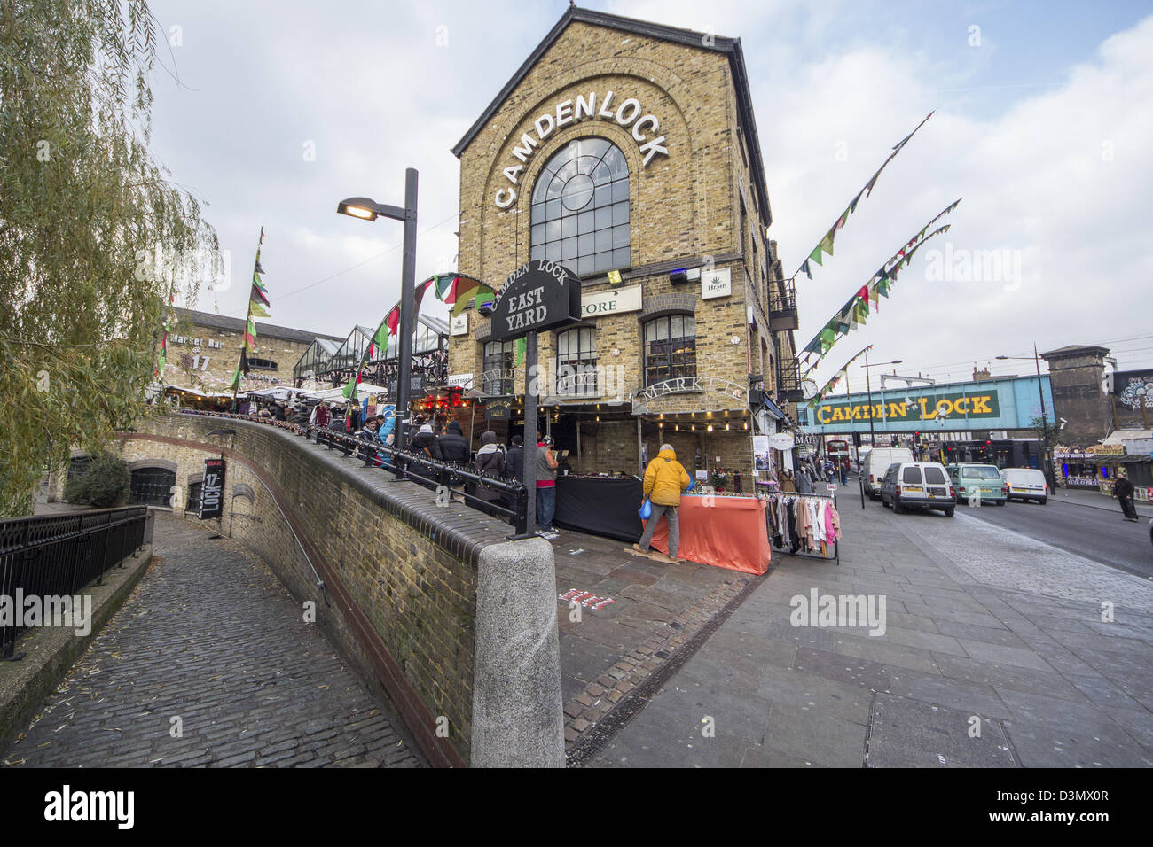 London, Camden Lock, Camden Market, Camden Town, Stock Photo