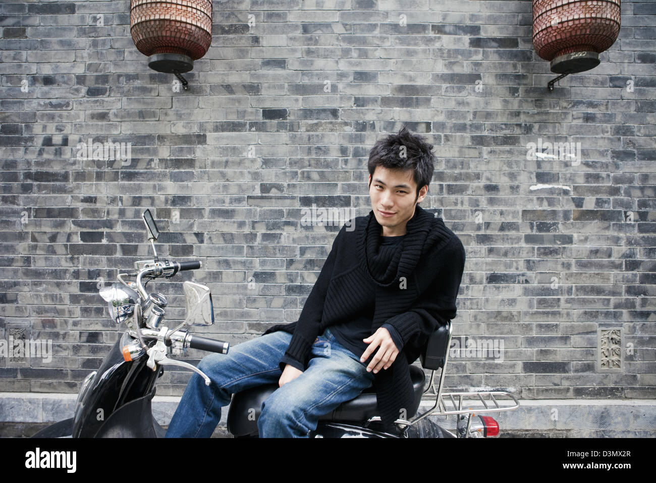 A fashionable young man in China Stock Photo