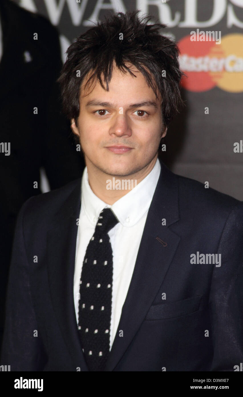 London, UK. 20th February 2013. Jamie Cullum at the The 2013 Brit Awards at the O2 Arena, London - February 20th 2013  Photo by Keith Mayhew/ Alamy Live News Stock Photo