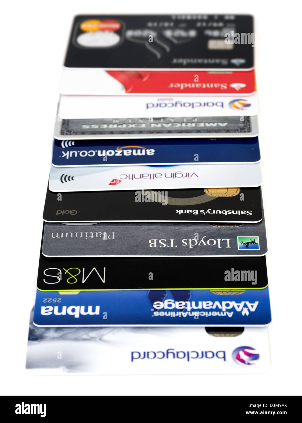 Credit cards uk hi-res stock photography and images - Alamy