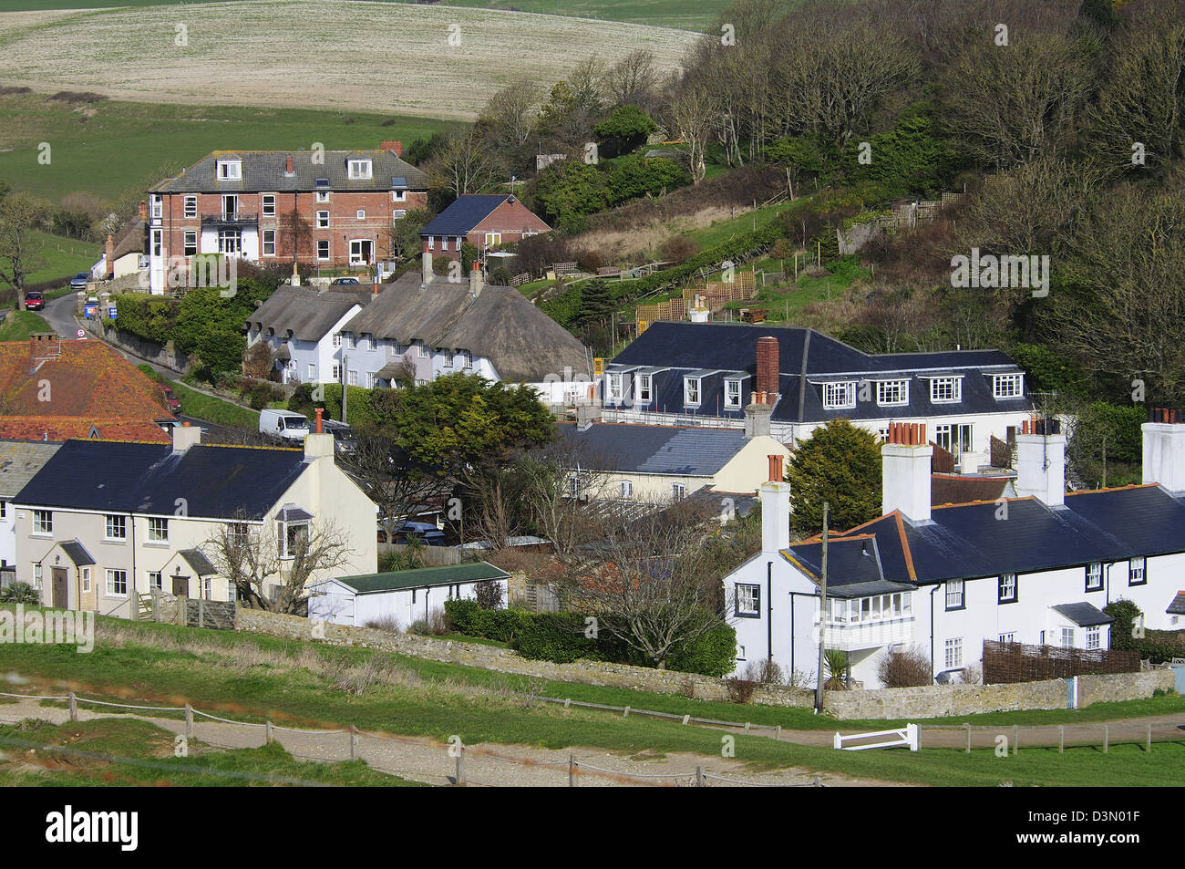 Lulworth dorset houses hires stock photography and images Alamy