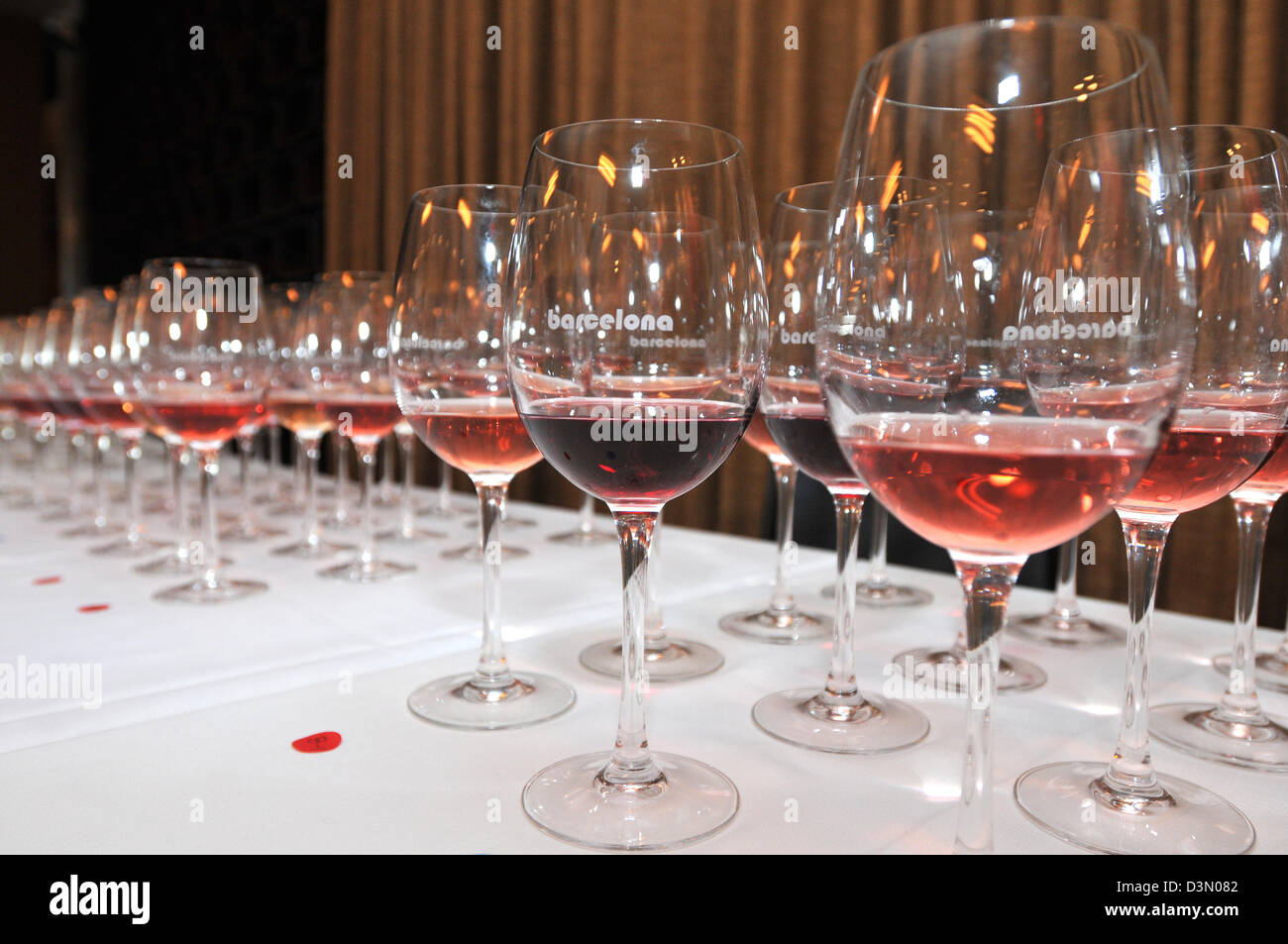 Wine tasting competition in New Haven CT USA Stock Photo Alamy