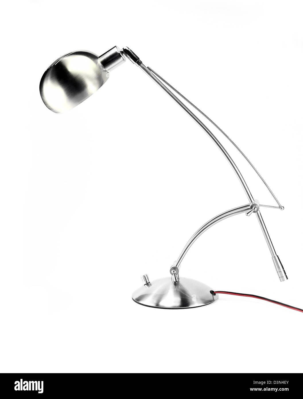 Tall desk lamp isolated on white Stock Photo