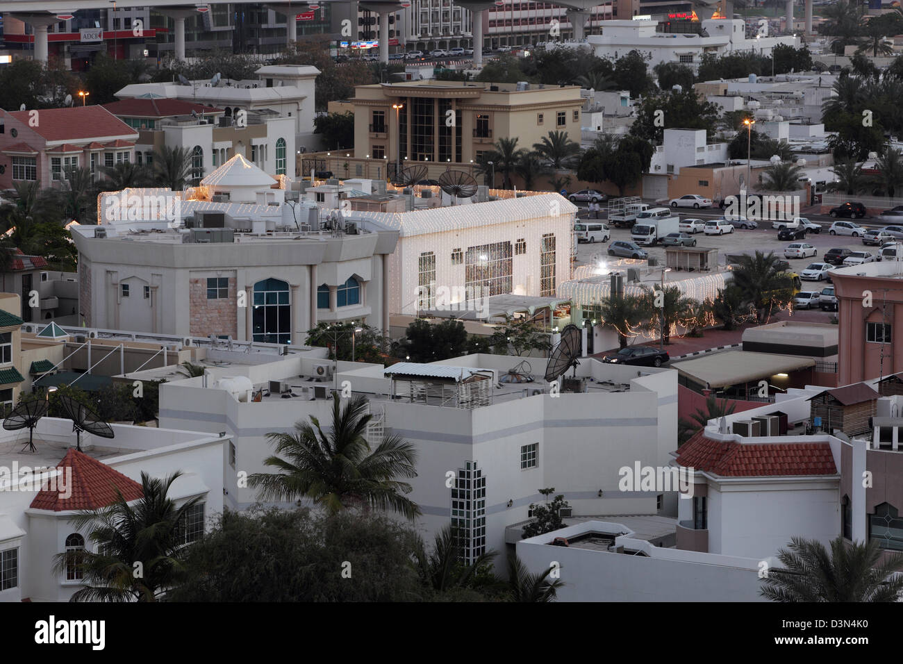Dubai, United Arab Emirates, residential in the City Stock Photo