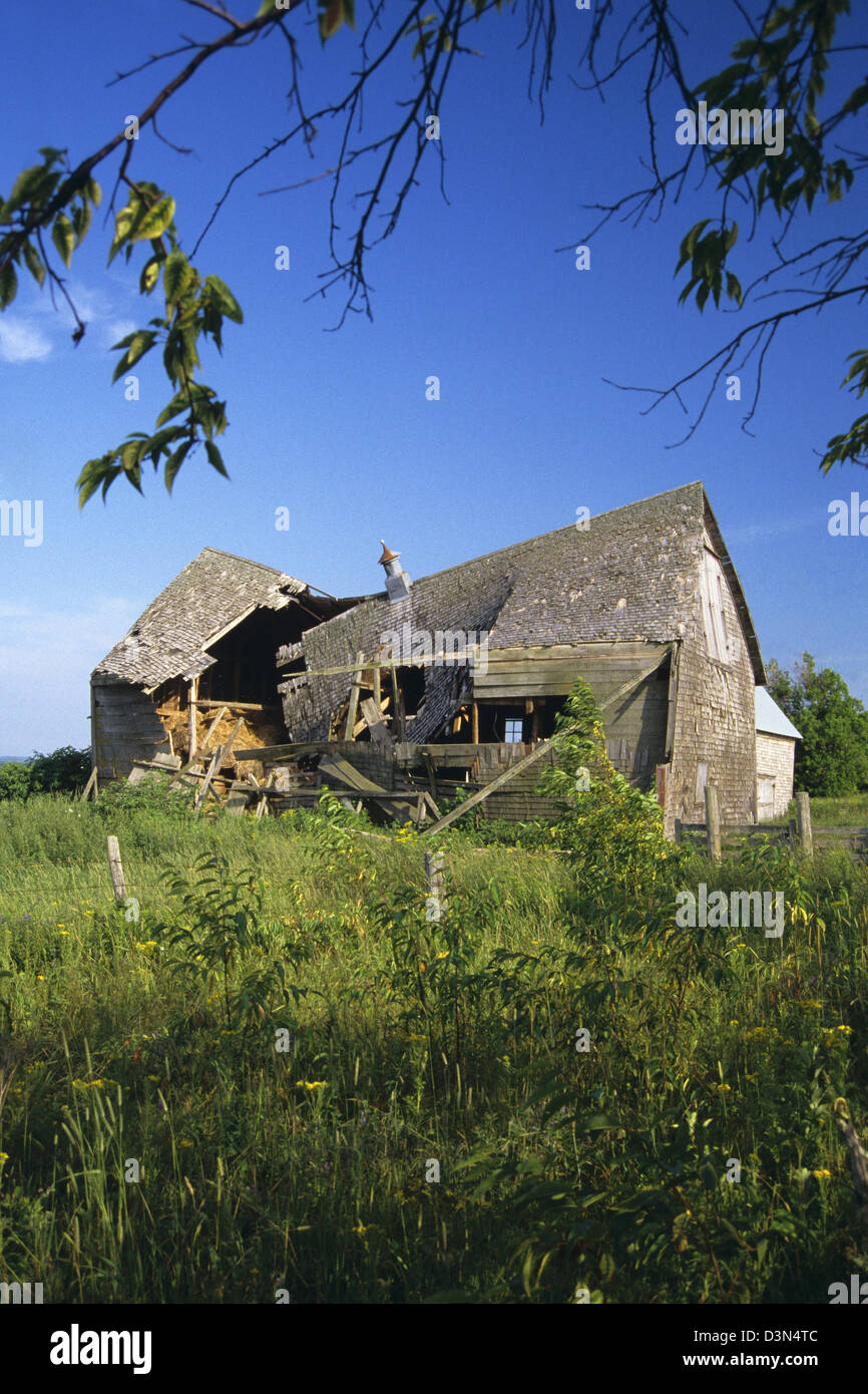 Collapsed barn in Prince Edward Island, Canada Stock Photo Alamy Collapsed barn in Prince Edward Island, Canada Stock Photo Alamy