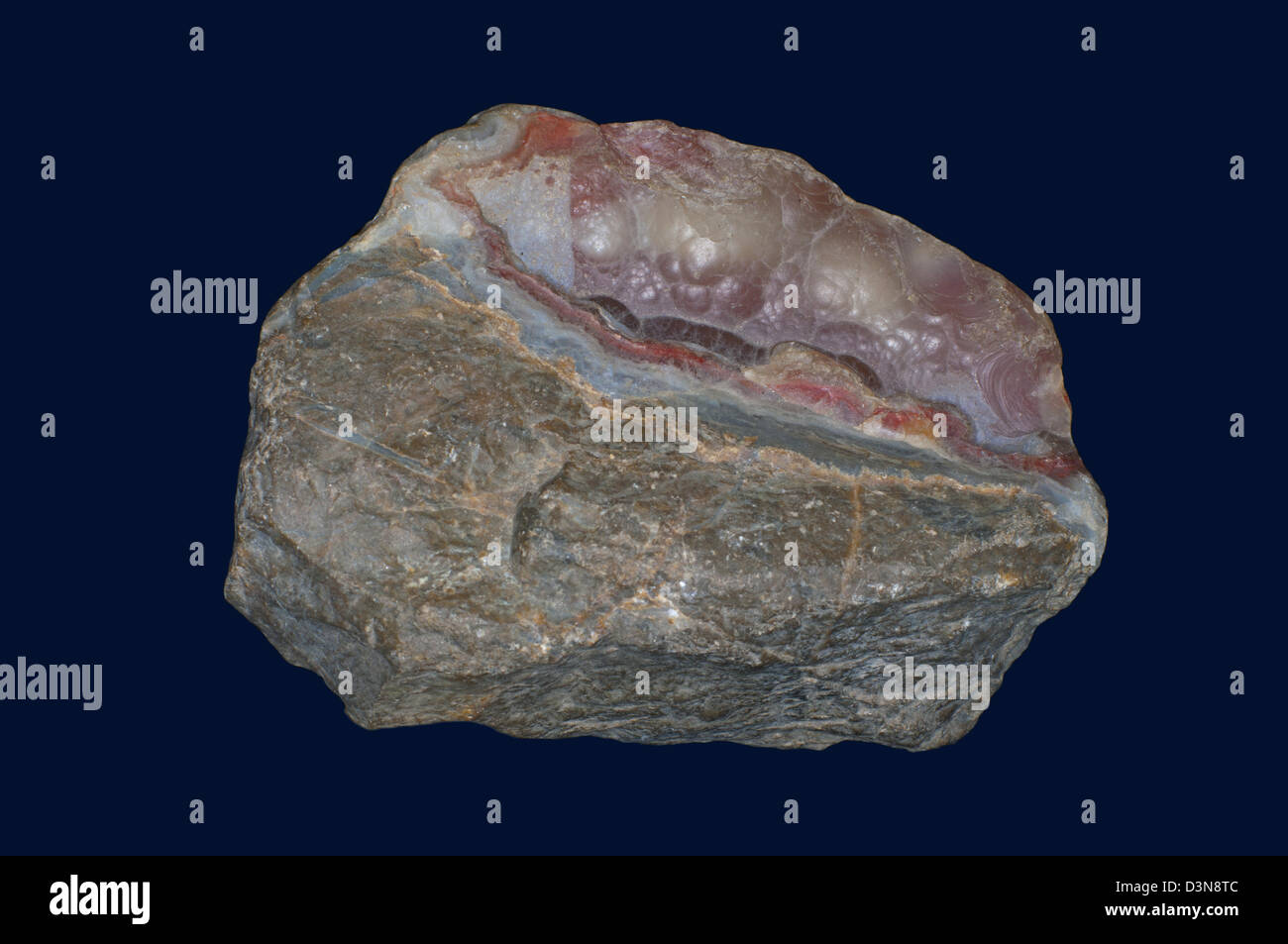 not polished, translucent agate Stock Photo - Alamy