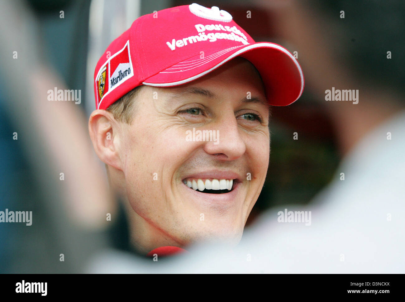 German Formula One driver Michael Schumacher for Scuderia Ferrari team