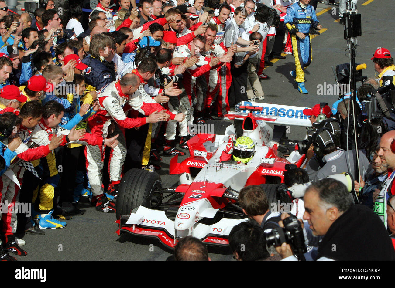 German Formula One driver Ralf Schumacher of Toyota's F1 racing team