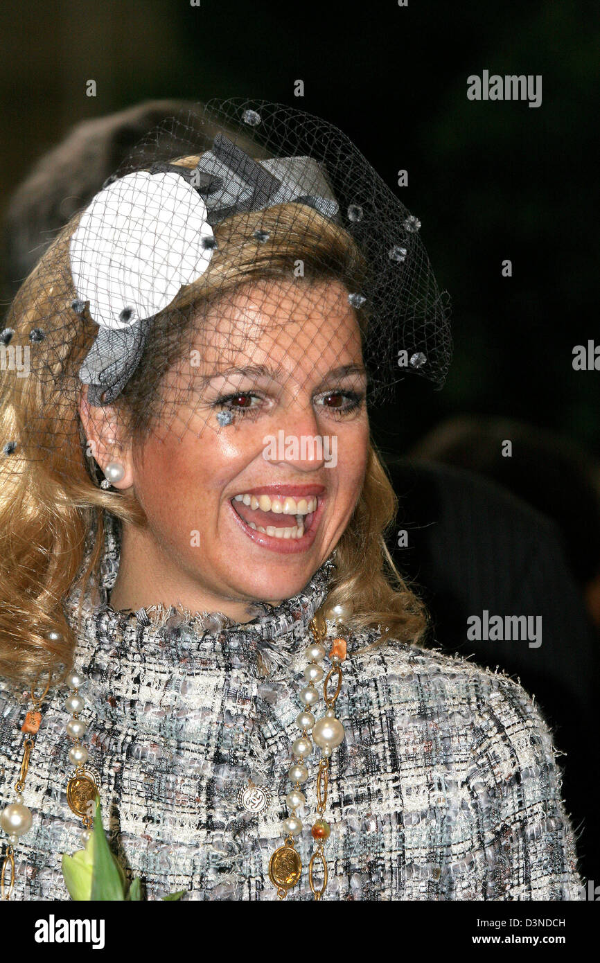 Crown Princess Maxima visits the annual flower exhibition 'Holland