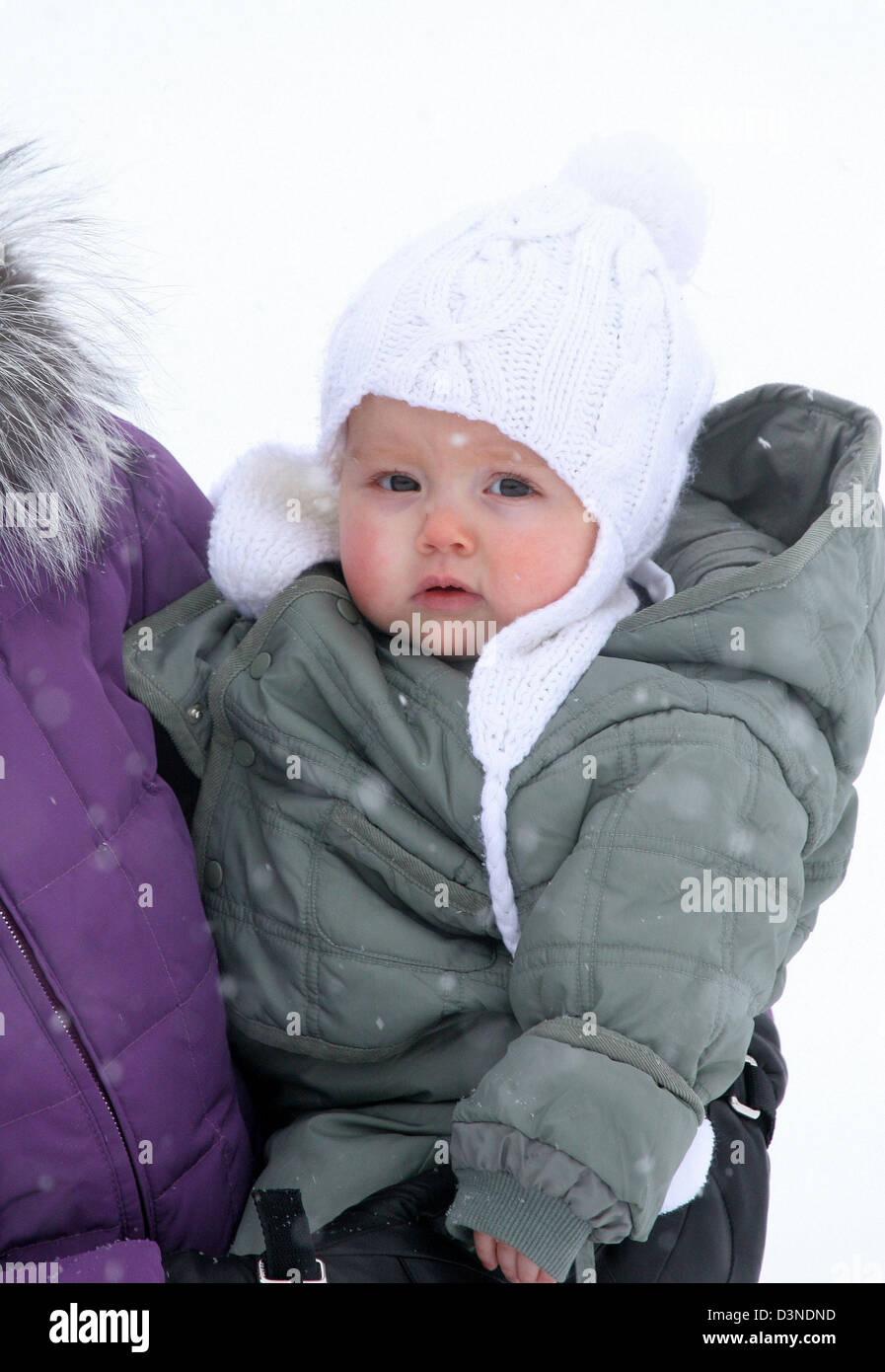 Princess Alexia of the Netherlands pictured during a skiing holiday with  her parents in Lech am Arlberg, Austria, 26 February 2006. Photo: Albert  Nieboer NETHERLANDS OUT Stock Photo - Alamy
