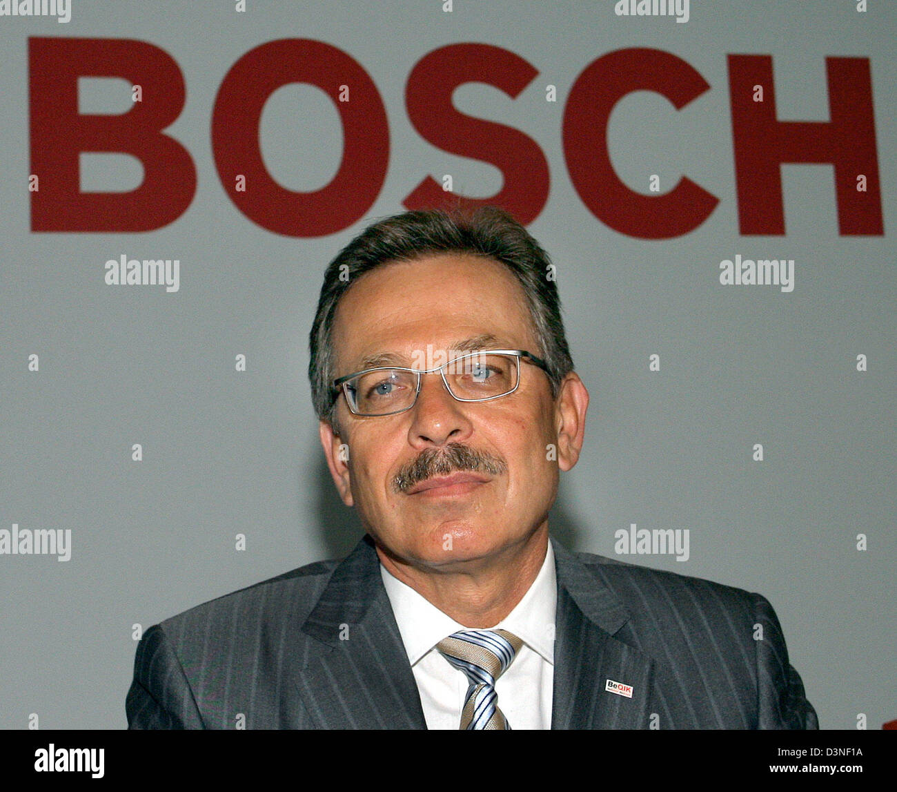 Chief Executive Officer of Bosch GmbH Fritz Fehrenbach sits on the