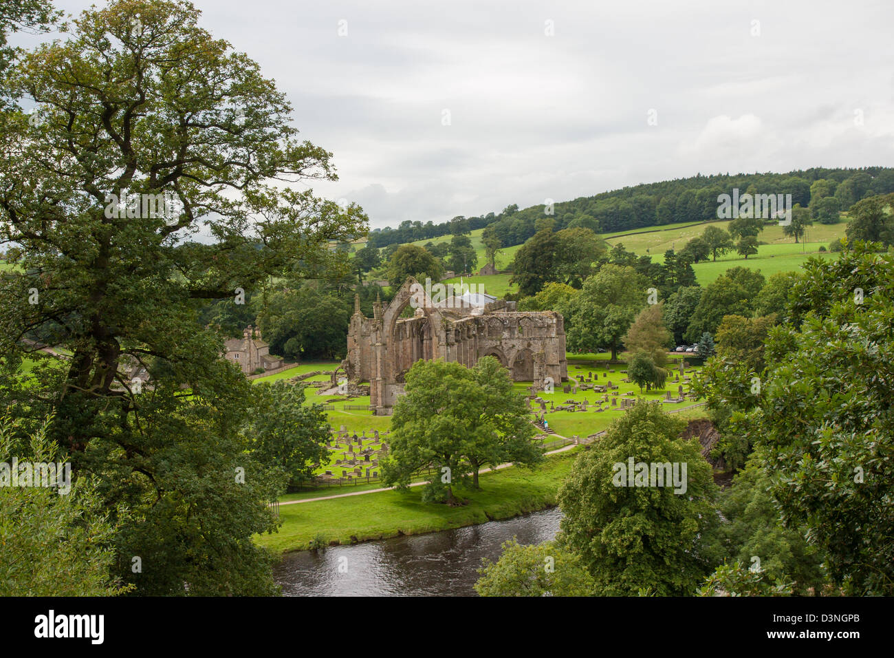 Bolton Priory in the Bolton Abbey Estate near Skipton in North