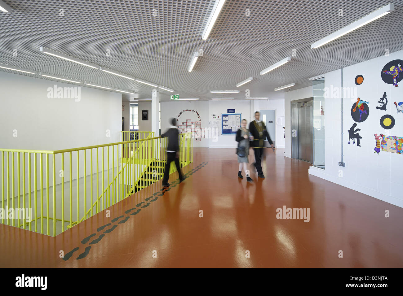 Globe Academy, London, United Kingdom. Architect Amanda Levete