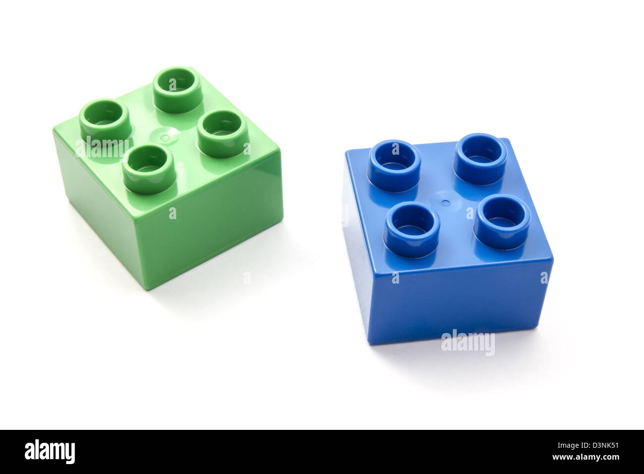 Building blocks on white background Stock Photo Alamy
