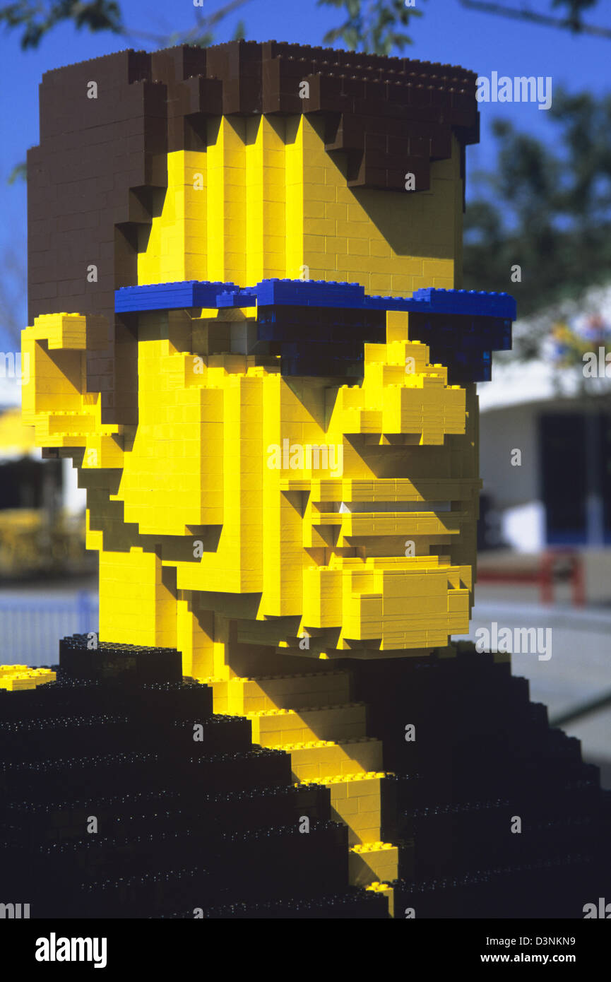 Legoland, in Carlsbad, is the San Diego area's major theme attraction, California Stock Photo