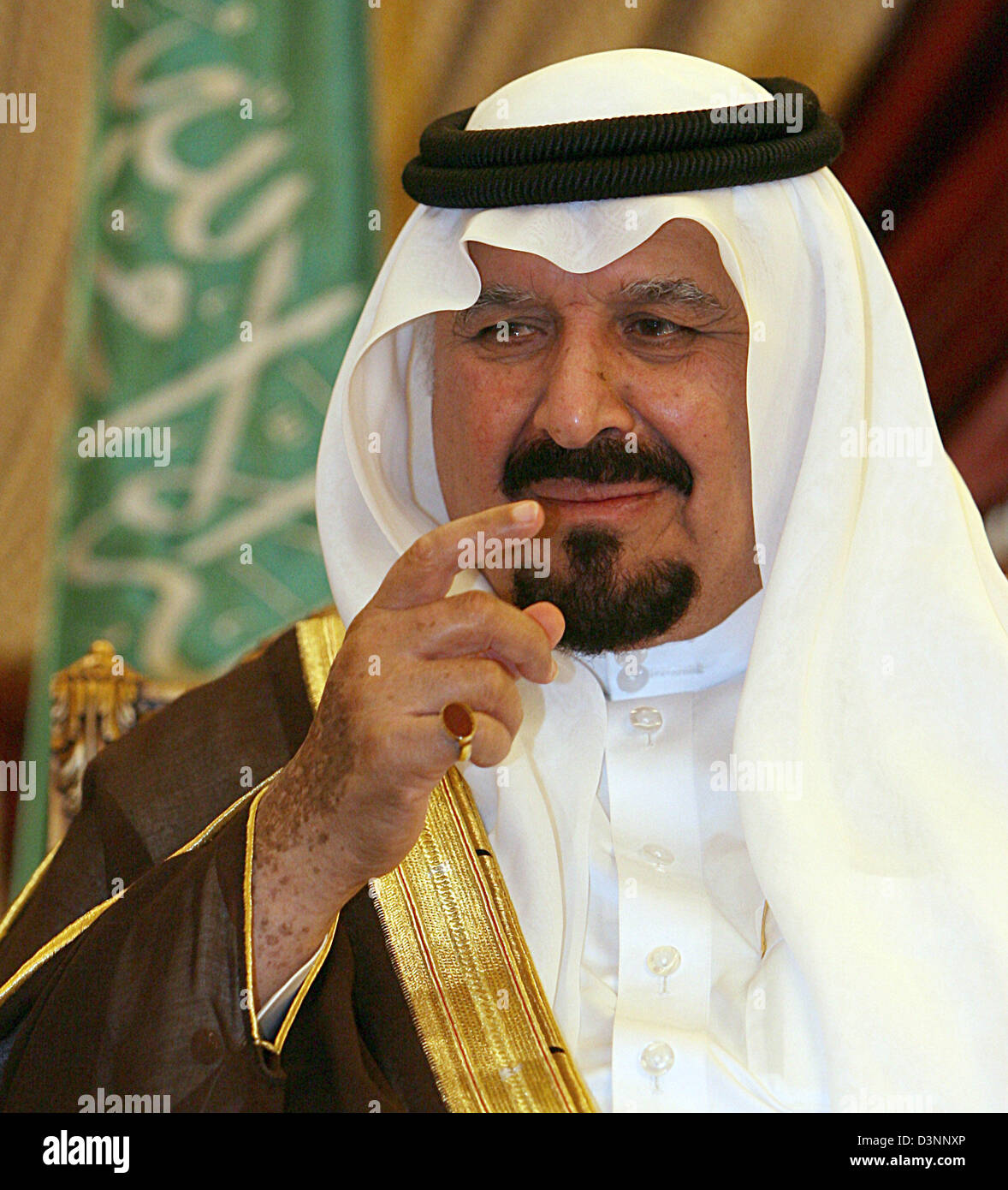 The Saudi Arabian Crown Prince Sultan bin Abd al-Aziz is pictured in Riad, Saudi Arabia, 23 May 2006. Photo: Tim Brakemeier Stock Photo