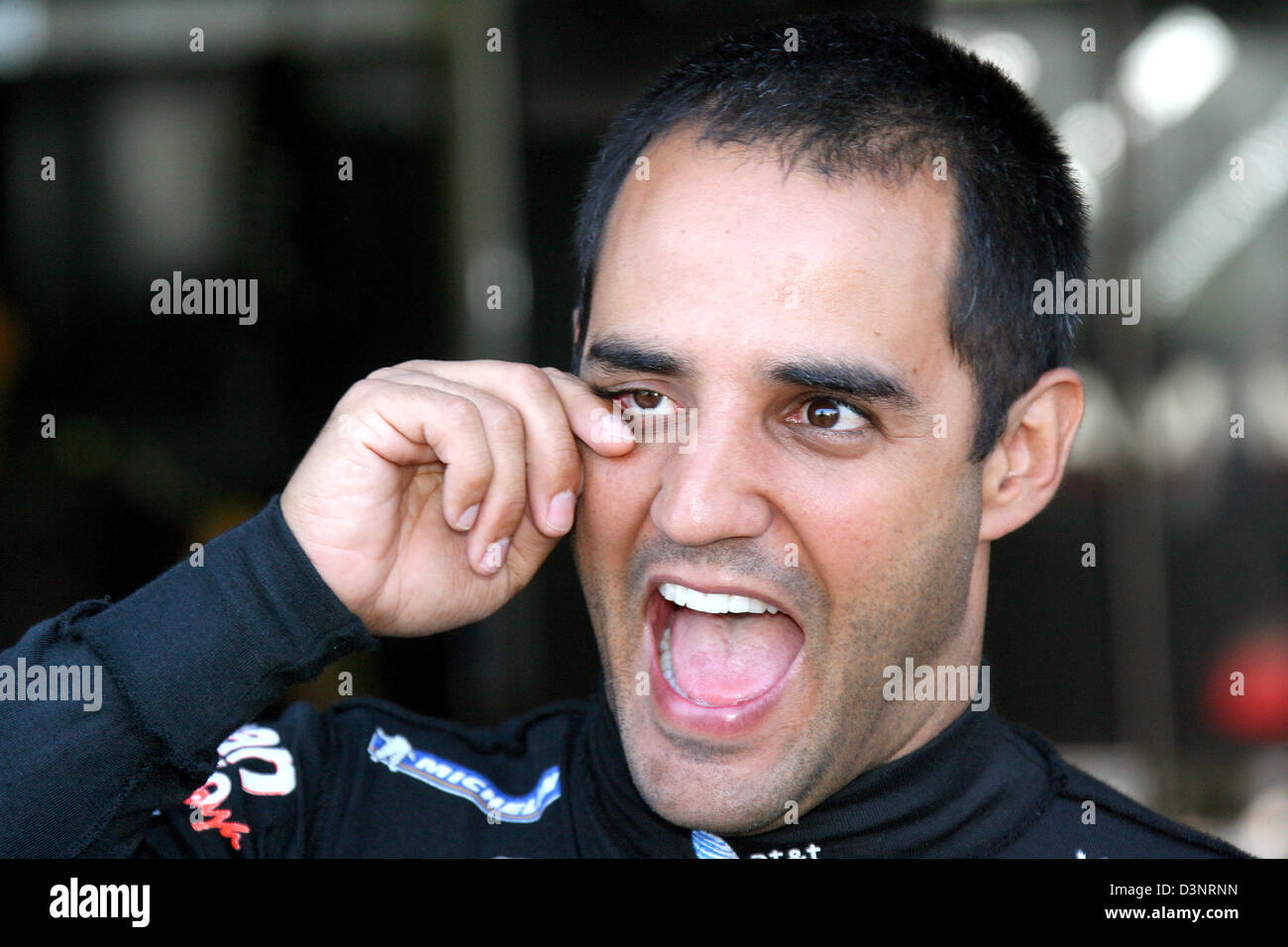 Columbian Formula One pilot Juan Pablo Montoya for McLaren Mercedes