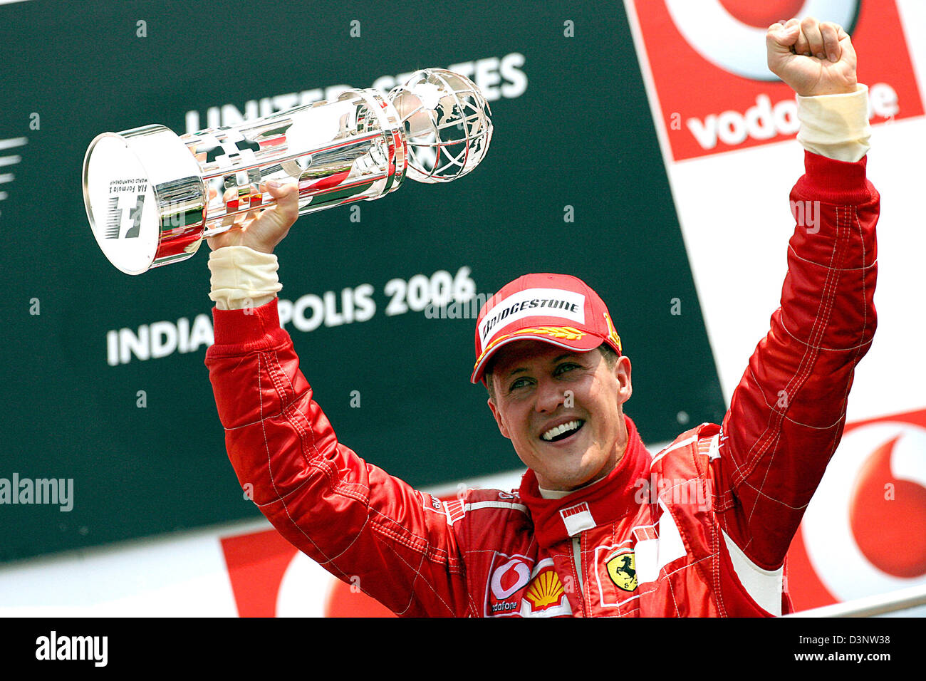German Formula One driver Michael Schumacher of the Scuderia Ferrari