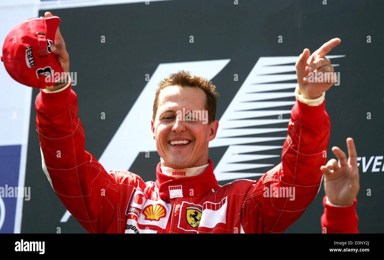 German Formula One driver Michael Schumacher of the Scuderia Ferrari