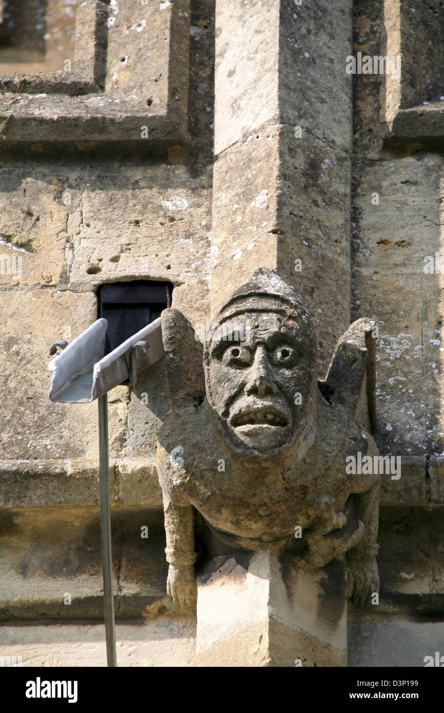 grotesque St Peters church Winchcombe Gloucestershire England UK Stock Photo