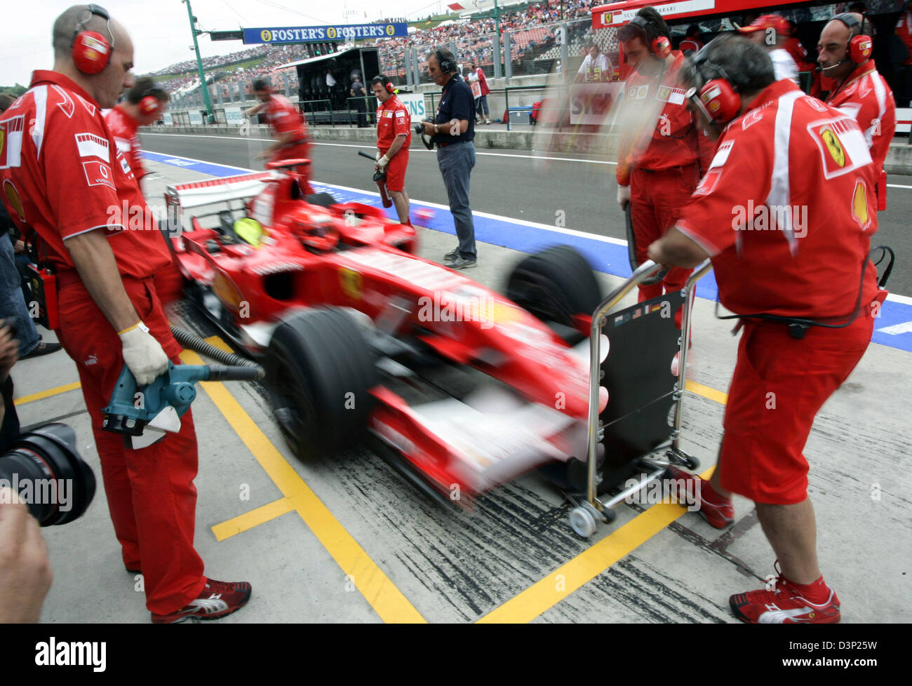 German Formula One pilot Michael Schumacher of the Scuderia Ferrari ...