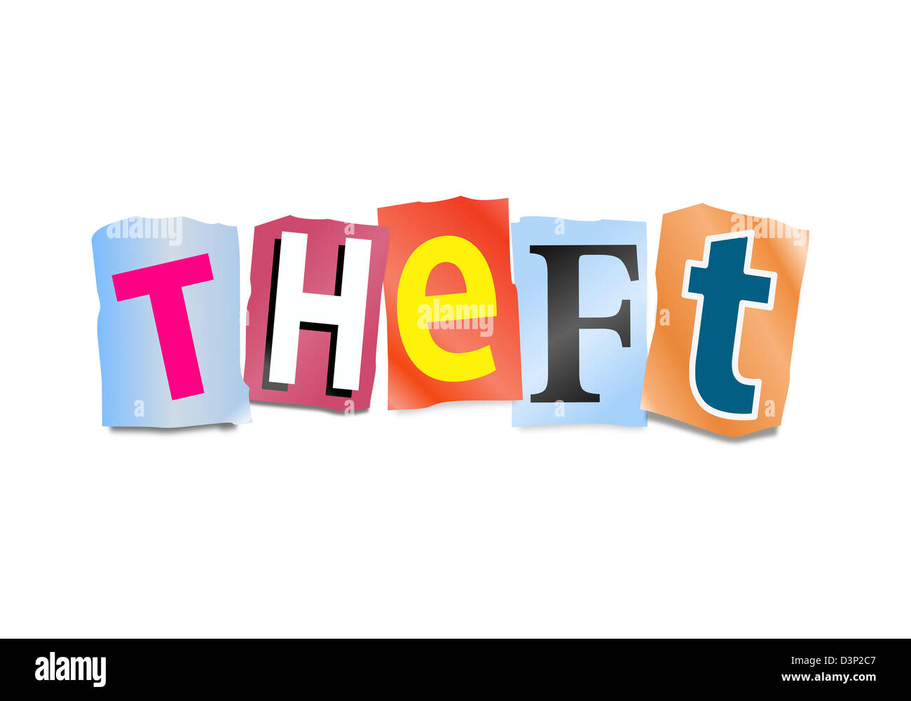 Thief concept. Stock Photo