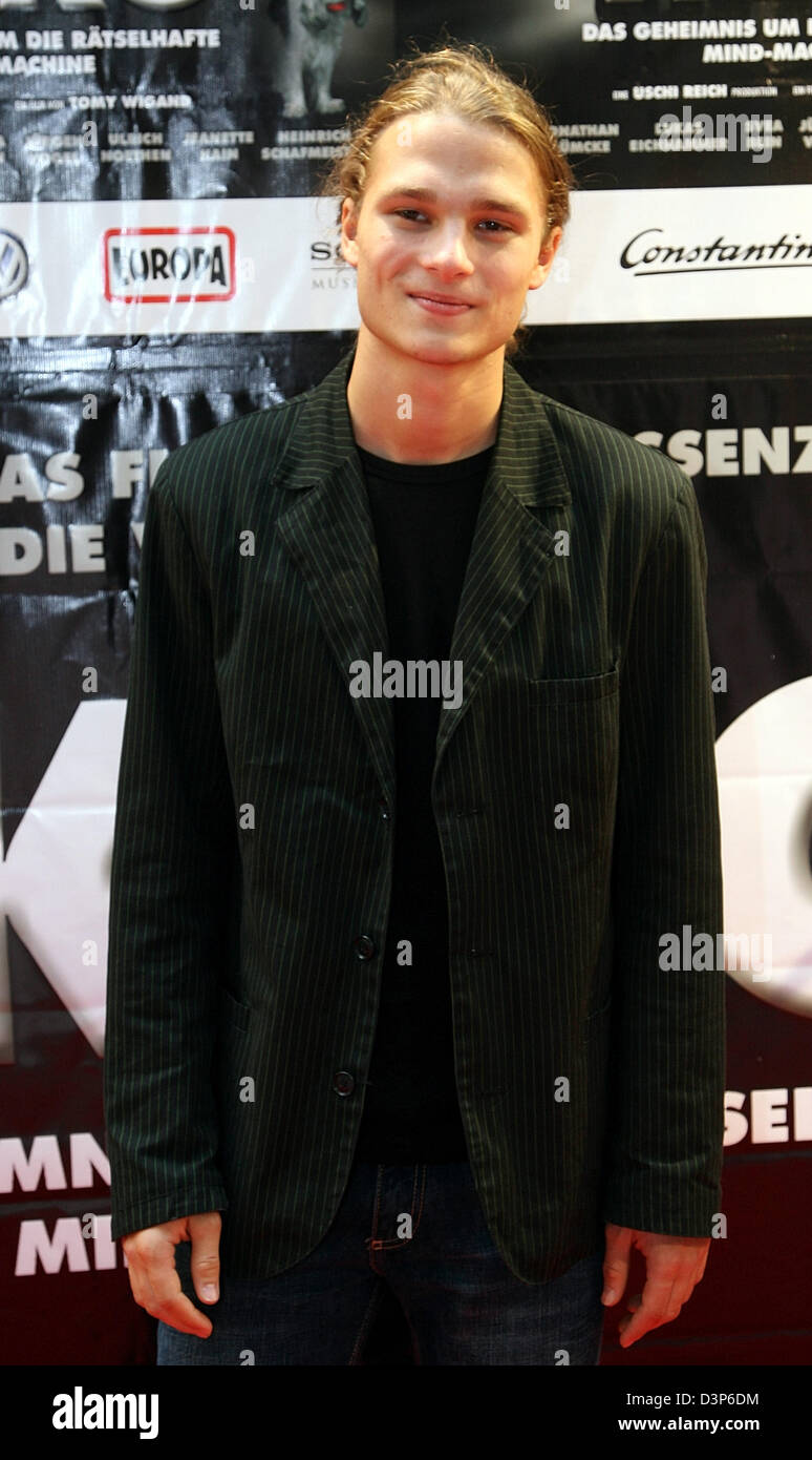 Actor Hauke Diekamp arrives for the premiere of his film 'TKKG' at the