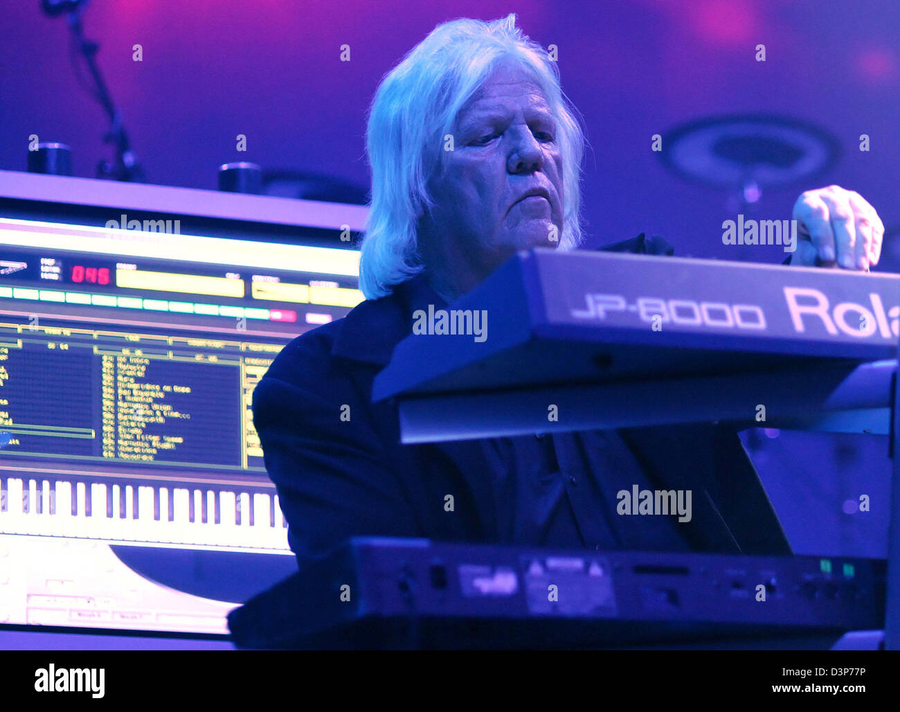 Edgar Froese of German synth band Tangerine Dream perform on the