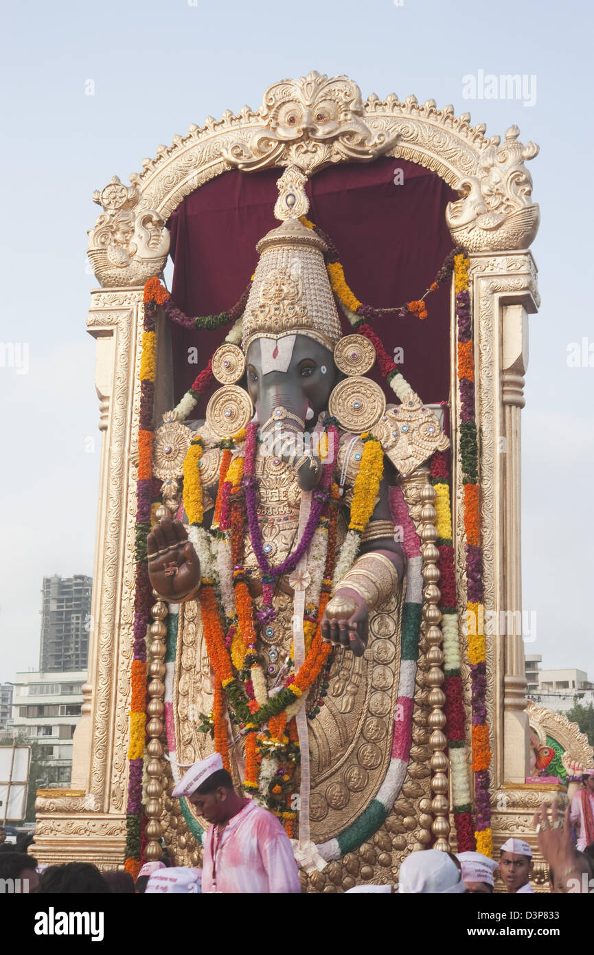 Idol of Lord Ganesha representing Lord Balaji of Tirupati at ...