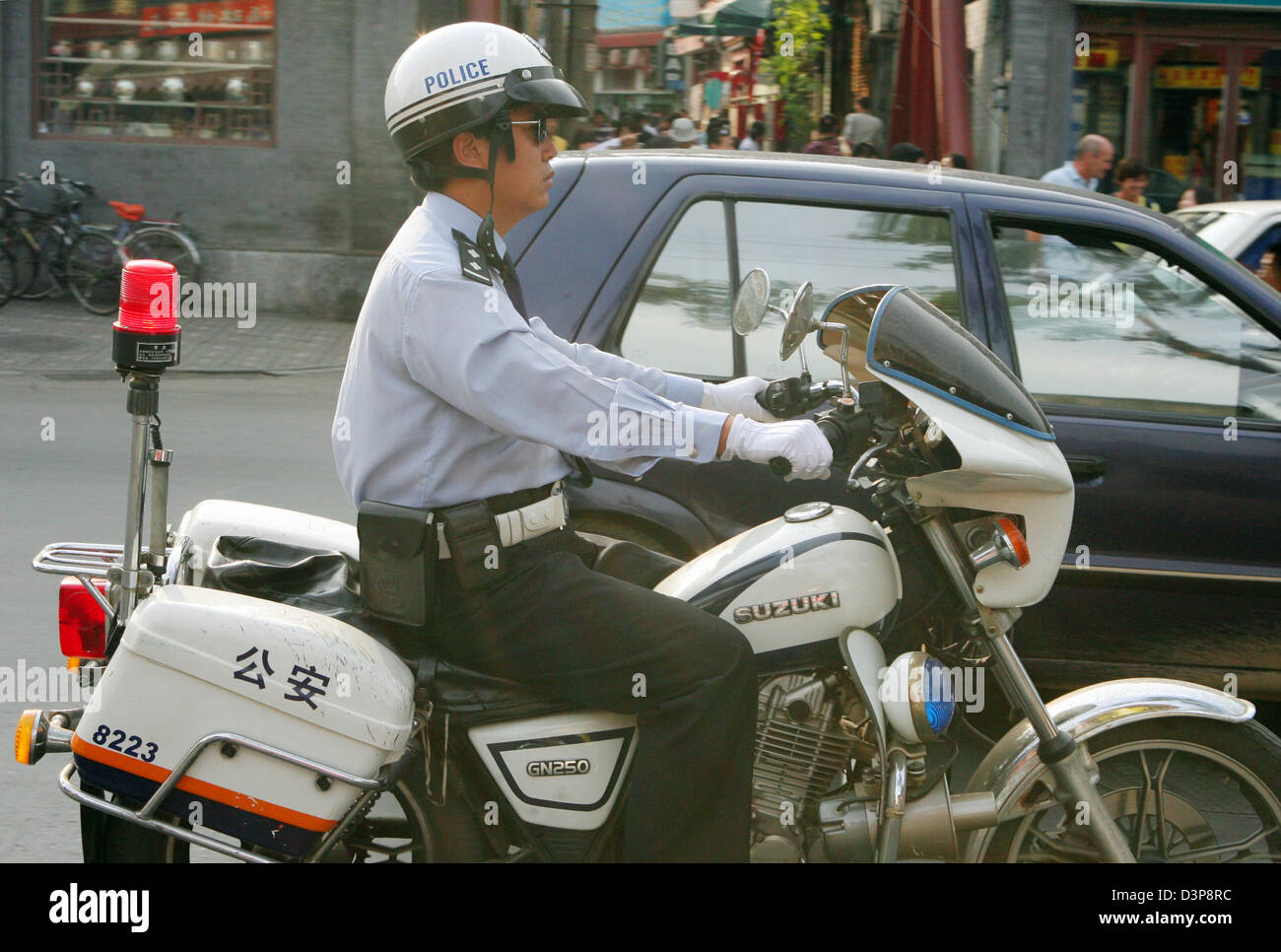 chinese police motorcycle