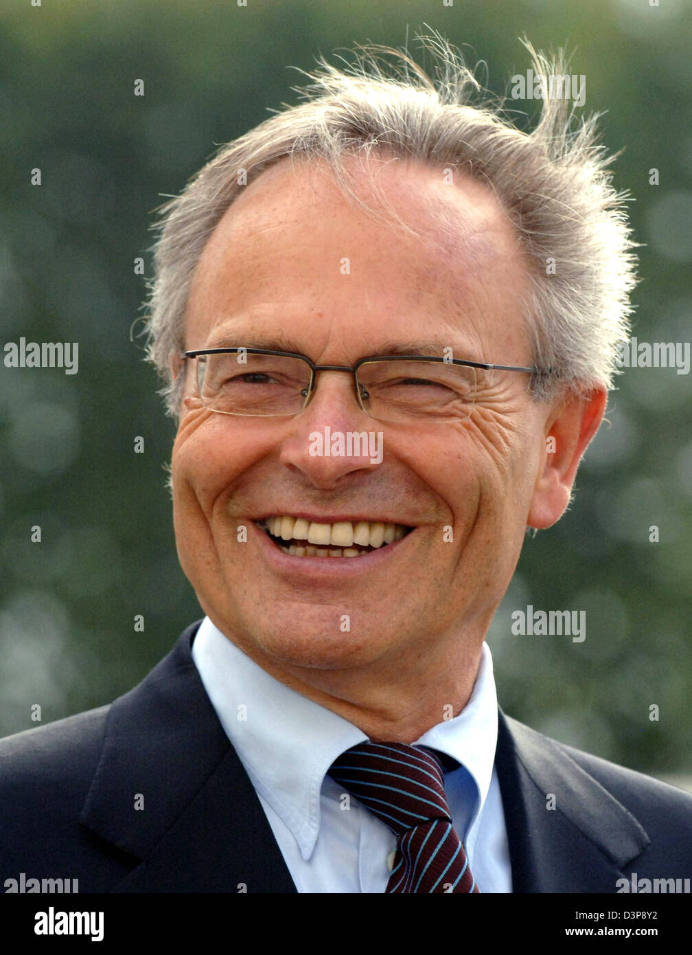 Fielmann Group CEO Guenther Fielman is pictured in front of Ploen