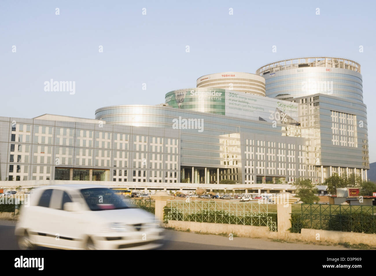 Office building, DLF Building 10, DLF City, Gurgaon, India, Haryana Stock Photo