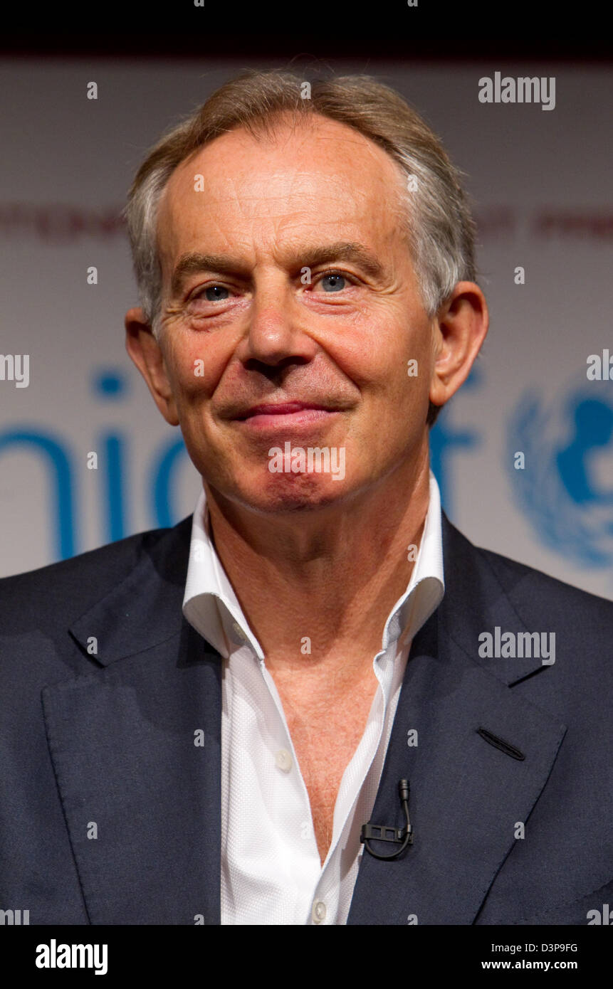 Tony Blair ex Prime Minister Stock Photo