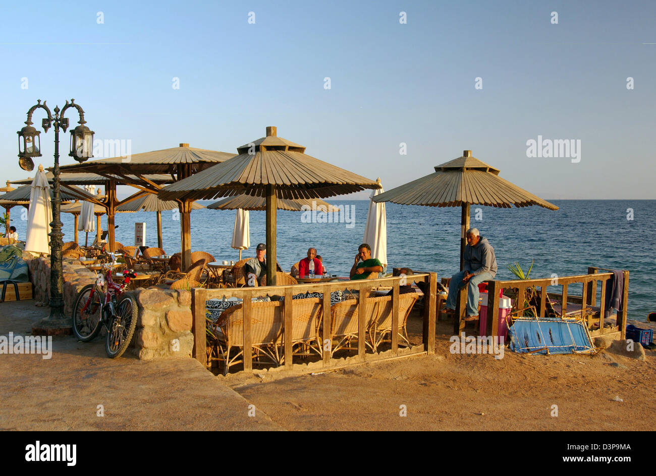 Cafe, Dahab, Red Sea, Egypt, Africa Stock Photo Alamy