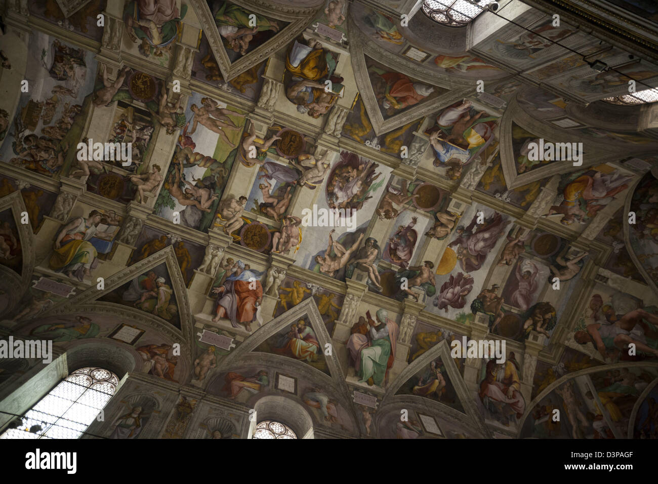 Michelangelo S Famous Artwork The Sistine Chapel Ceiling In The